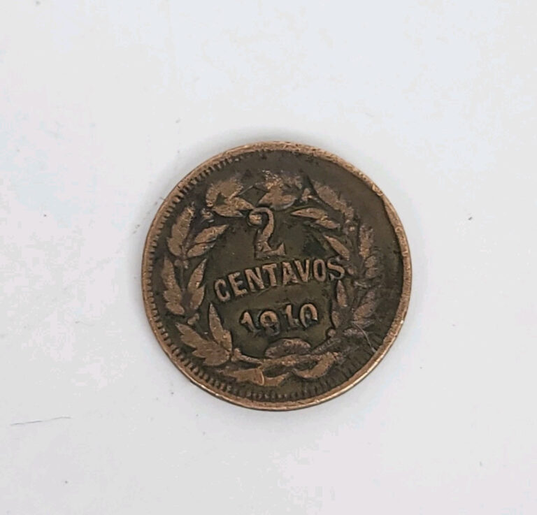 Read more about the article 1910 Honduras 2 Dos Centavos  Bronze  KM# 69