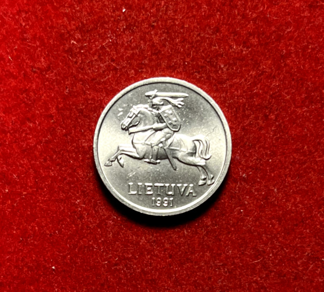 Read more about the article Lithuania 1991 Centas UNC Aluminum Coin KM#85 T4087