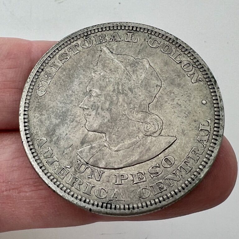 Read more about the article El Salvador 1911 Silver Un Peso Coin –   94656