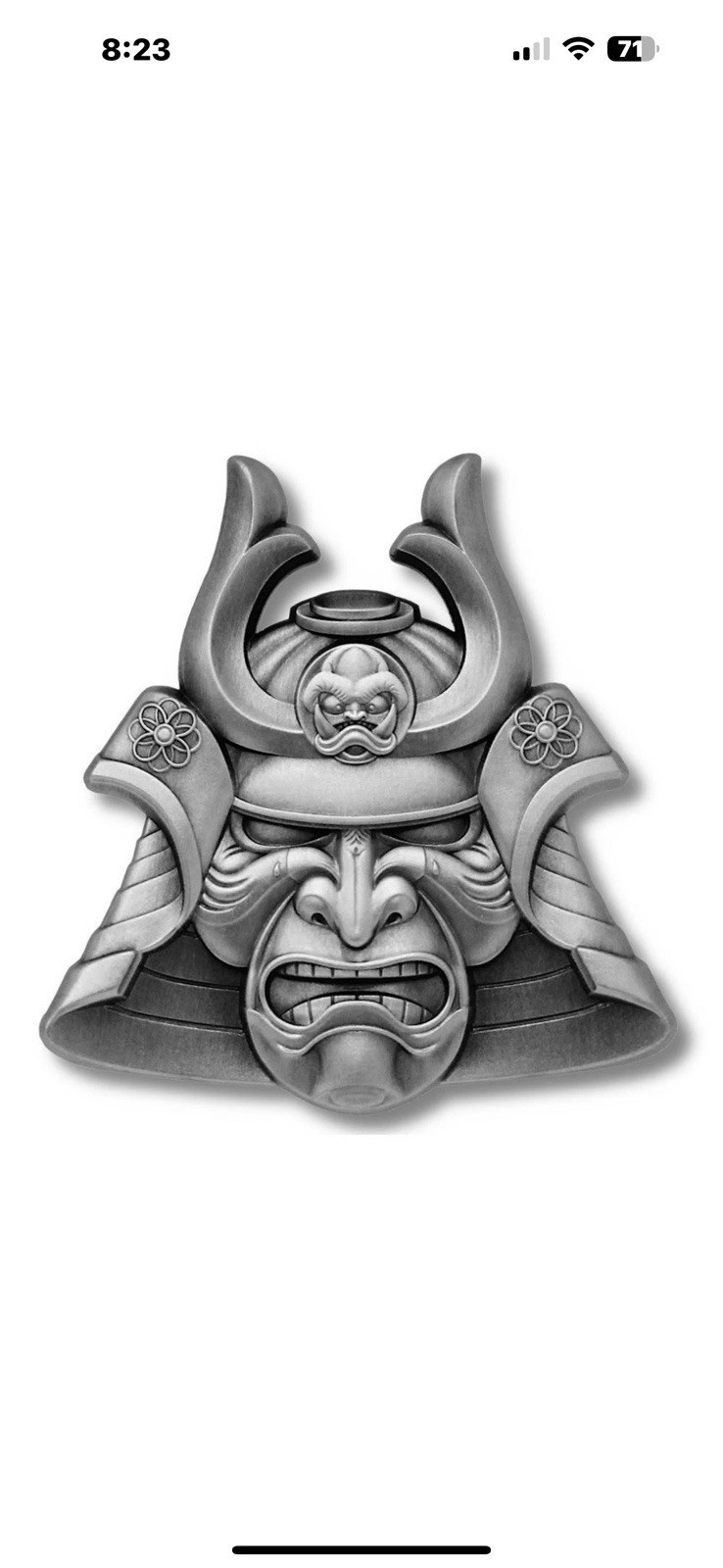 Read more about the article 2021 Samoa Ancient Warriors Samurai War Mask 2 oz Silver $5 Coin Stunning