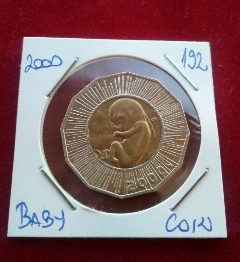 Read more about the article CROATIA Hrvatska  25 kuna 2000  Baby Fetus coin  RARE / unc !