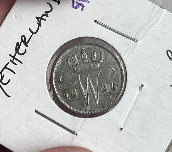 Read more about the article 1826 B Netherlands 10 Cents – Silver L2