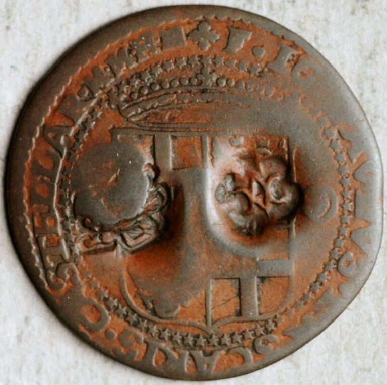 Read more about the article (1741) MALTA 4 TARI (KM-228) HOST COIN DATED 1636-1651