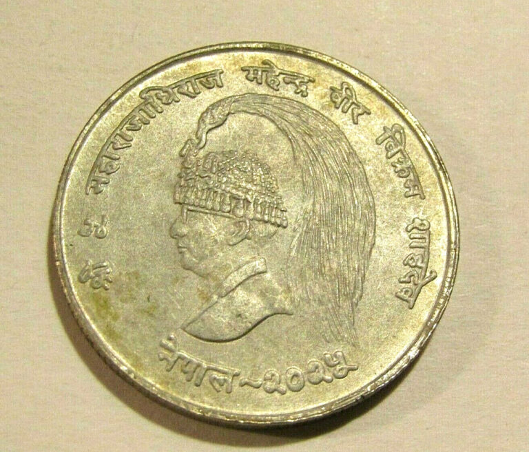 Read more about the article Nepal 1968 10 Rupees F.A.O. Silver unc Coin
