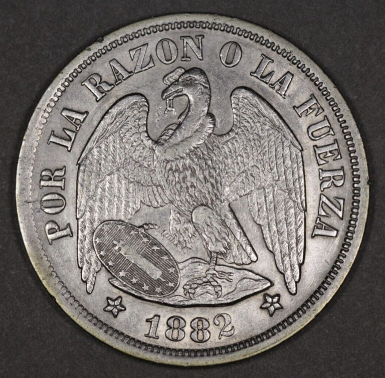 Read more about the article 1882 Chile Silver Peso