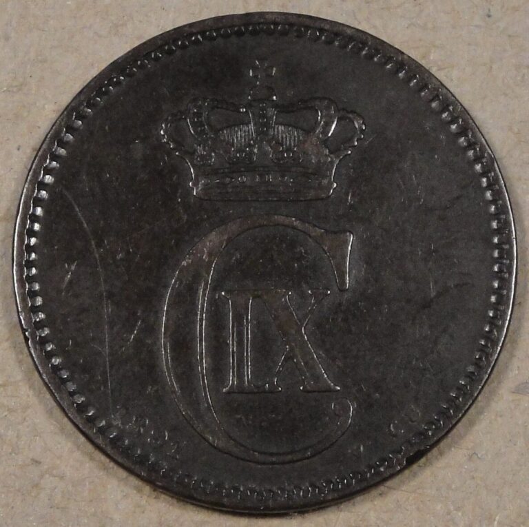 Read more about the article Denmark 1891 5 Ore Mid Grade Circulated Grade Coin