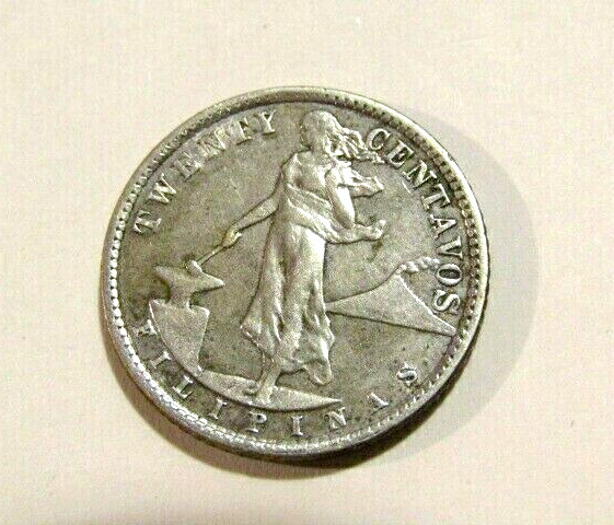 Read more about the article Philippines 1941-M 20 Centavos Silver Coin