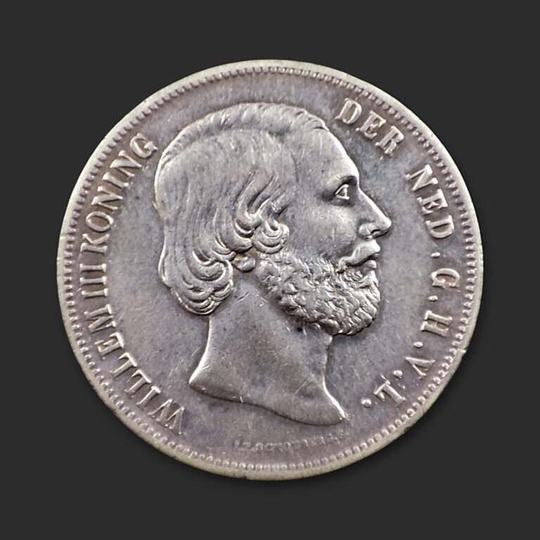 Read more about the article RARE!!! – Netherlands – 2-1/2 Gulden 1860 – Willem III  Silver