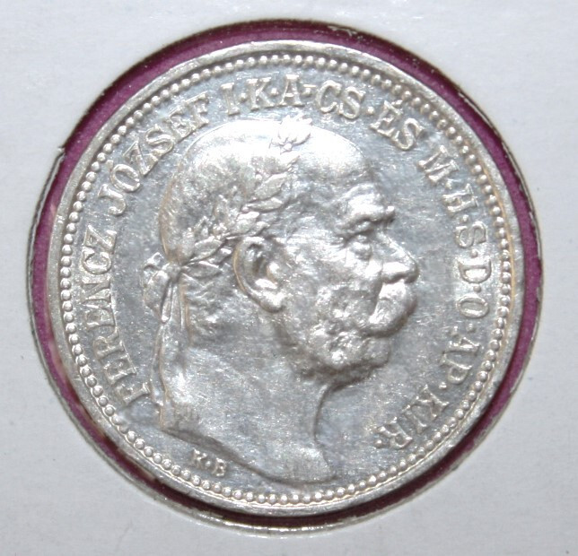 Read more about the article S4 – Hungary 1 Korona 1914-KB Brilliant Uncirculated Silver Coin – Franz Josef I