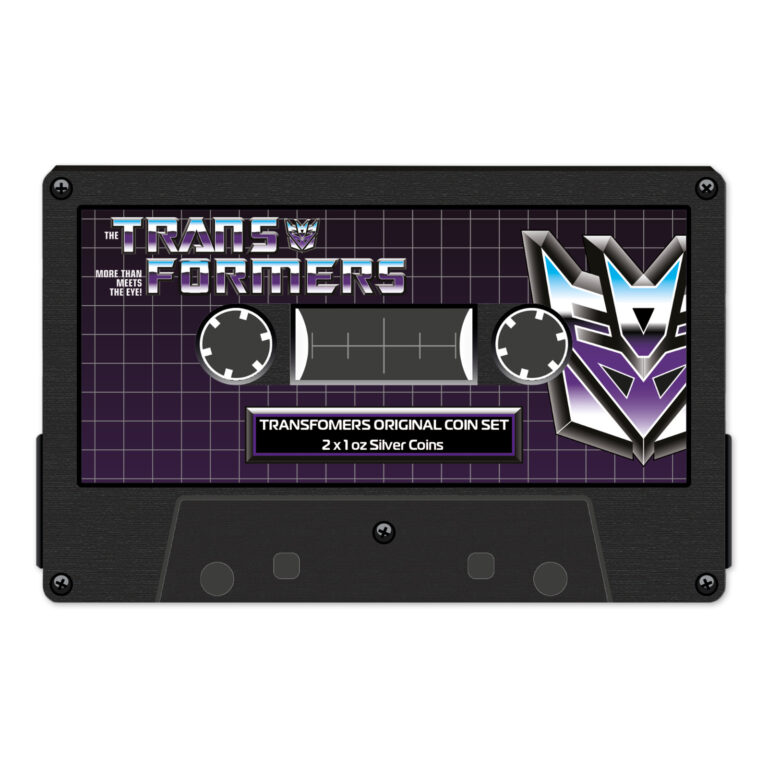 Read more about the article 2024 Samoa Transformers Cassette 2 x 1 oz Silver Coin Set – 750 Mintage