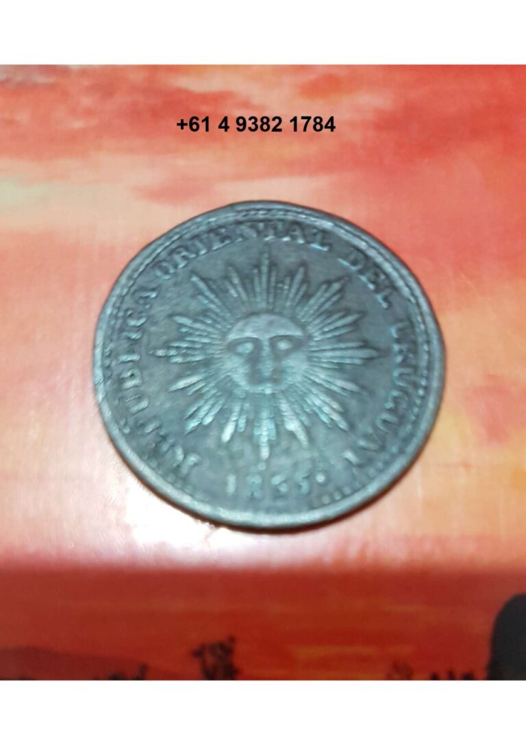 Read more about the article 1855 Uruguay 5 Centesimos