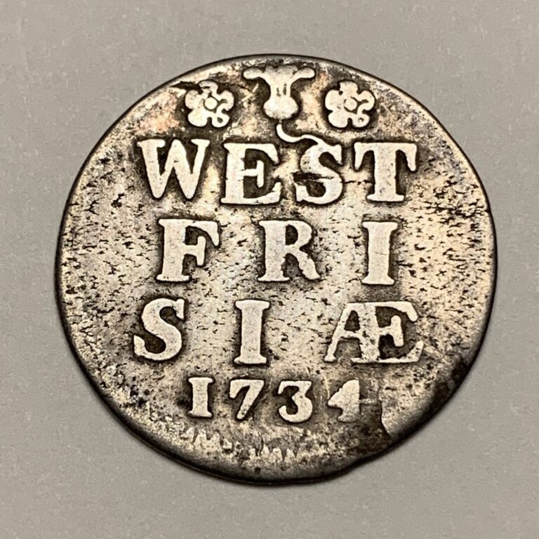Read more about the article 1700’s Silver Coin – Netherlands West Friesland 2 Stuiver