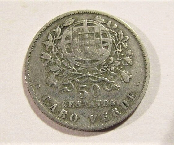 Read more about the article Cape Verde 1930 50 Centavos Coin