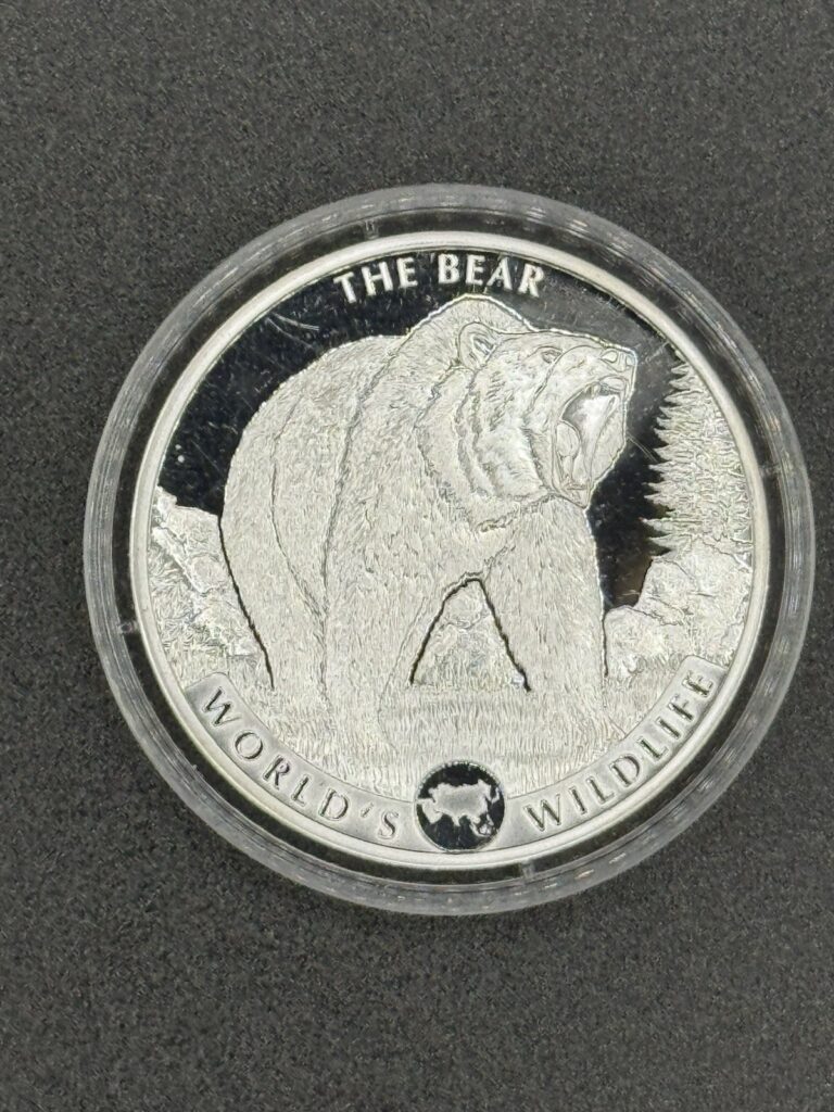 Read more about the article 1oz Congo The Bear .999 Silver Coin From World’s Wildlife Silver Collection