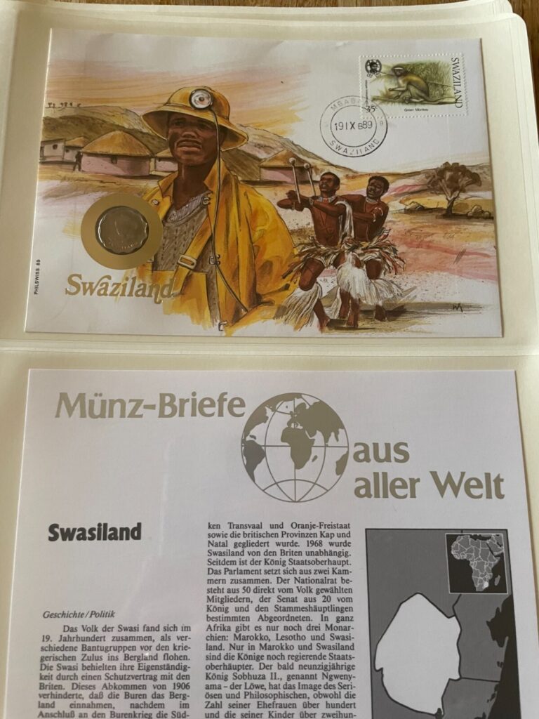Read more about the article Swaziland  tokelau  Ghana  Senegal  Kiribati  Burkina Faso 6 FDC covers +  coins