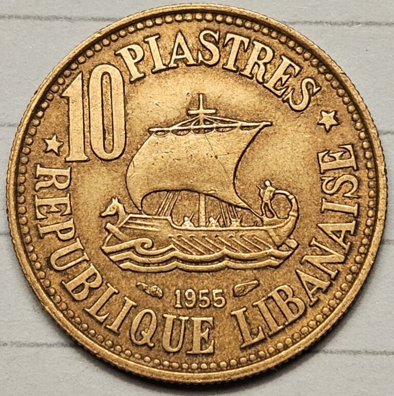 Read more about the article 1955 Lebanon Coin 10 Piastres KM# 23 Asia Arabic Foreign Old Coins FREE SHIPPING