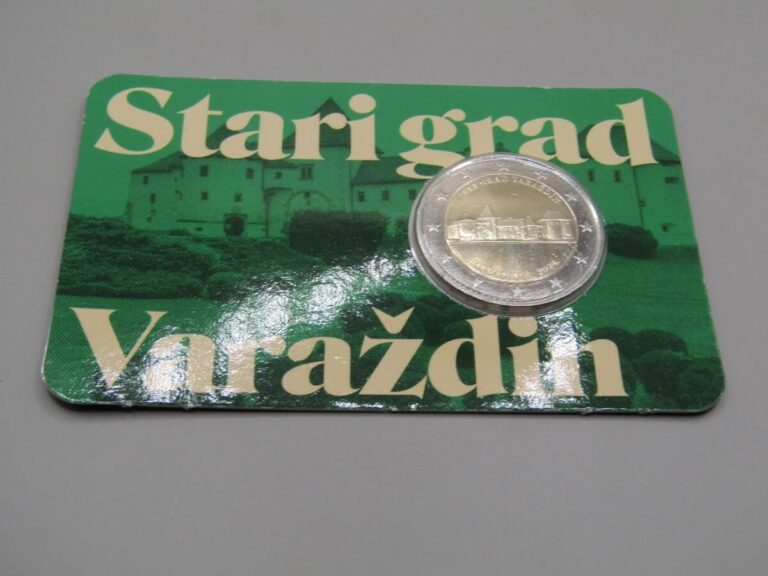 Read more about the article Croatia 2024  2 Euro coin – Varazdin – in official Coincard (1 coins)
