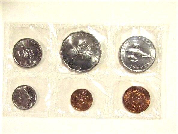 Read more about the article 1981 TONGA 6 Coins F.A.O. 1 2 5 10 20 50  Seniti unc Sealed Coin Set