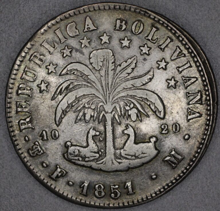 Read more about the article 1851 PTS Bolivia 8 Soles – Better Grade Silver Crown – Scarce Date – Lot 215a