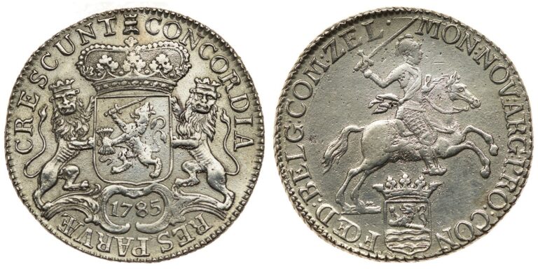 Read more about the article Netherlands / Zeeland – Ducaton ‘ Silver Rider’ 1785