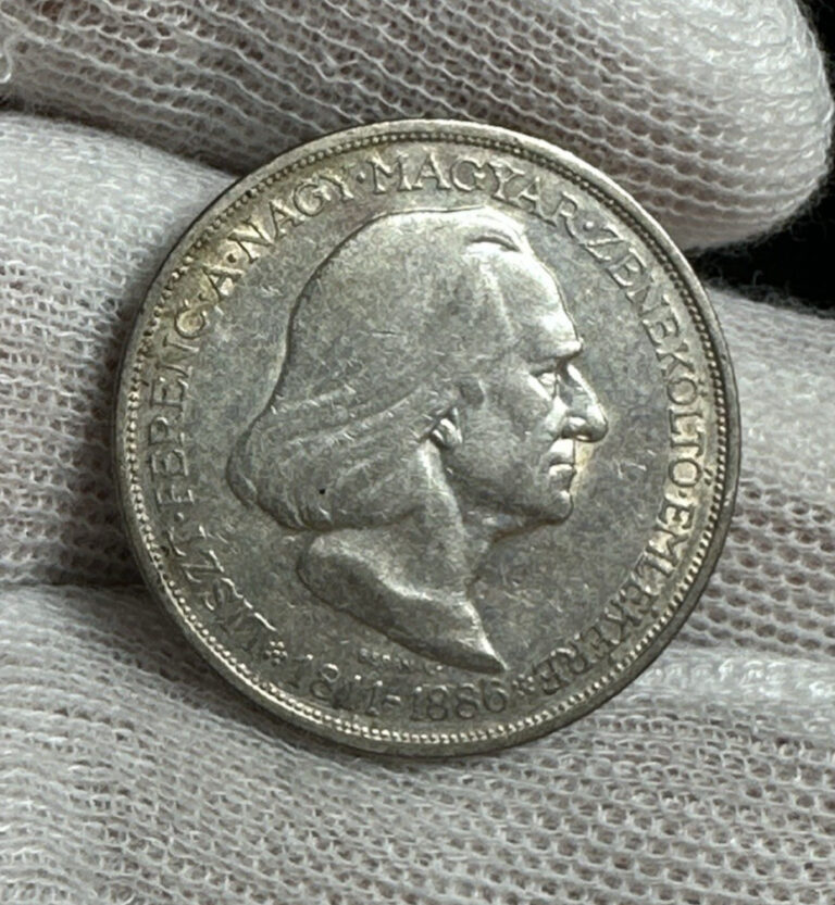 Read more about the article 1936 HUNGARY 2 PENGO KM-515 – SILVER – FREE USA SHIPPING! B3649