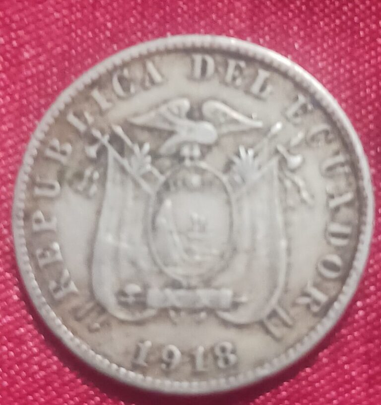 Read more about the article 1919 Ecuador Diez Centavos Coin  10 Cents