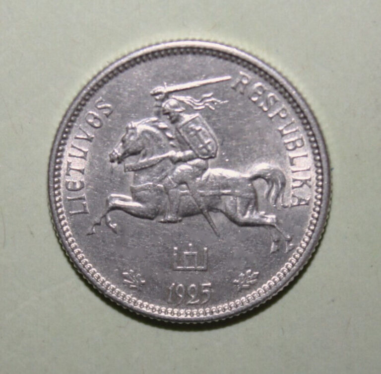 Read more about the article S3 – Lithuania 2 Litu 1925 Choice Uncirculated Silver Coin – Scarcer *** Nice