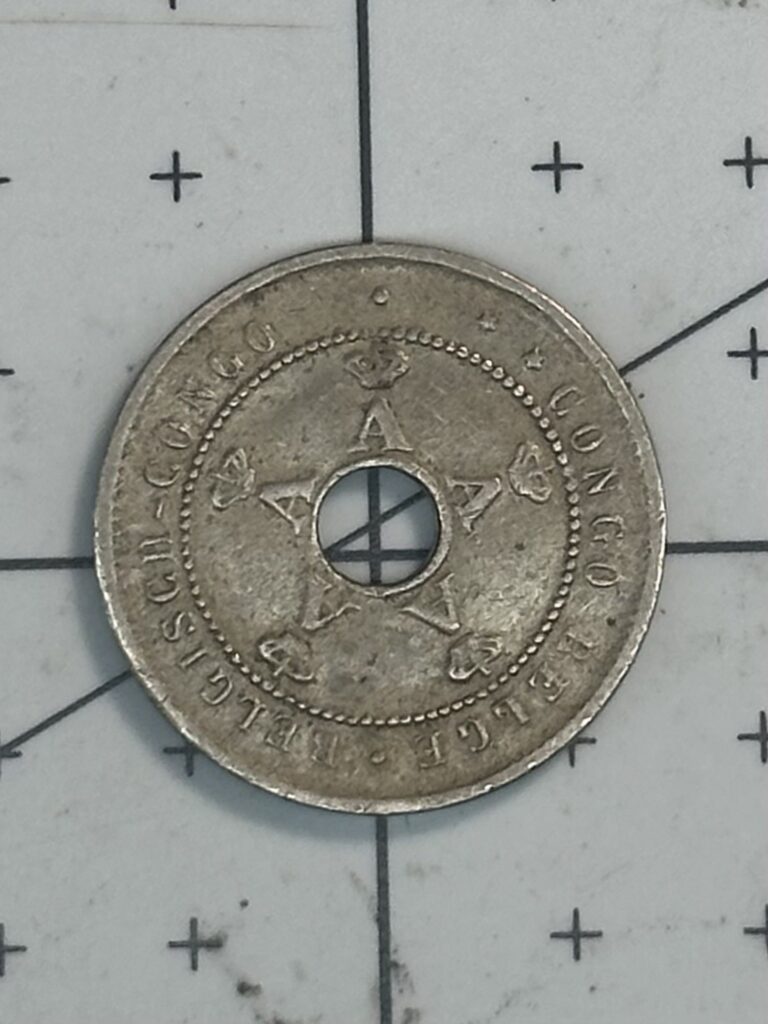 Read more about the article 1925 Belgian Congo Coin – 5 Cents