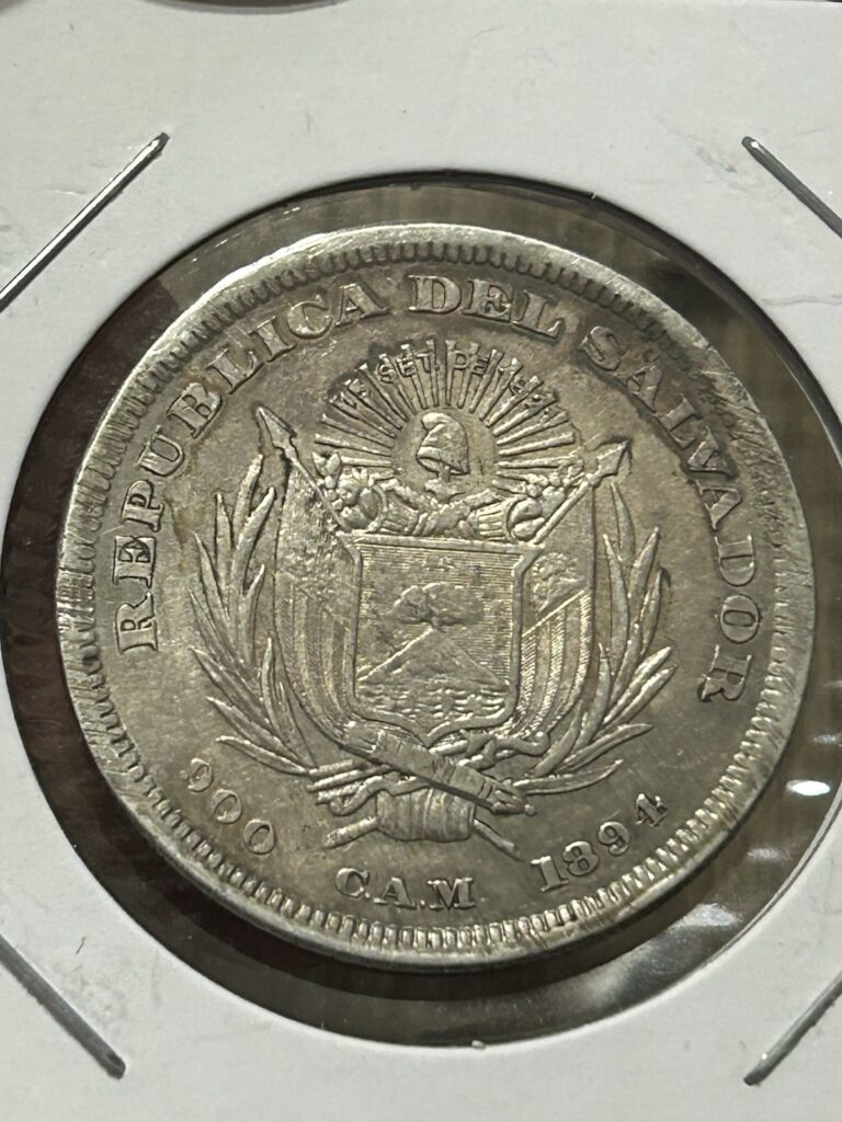 Read more about the article El Salvador1 Peso 1894