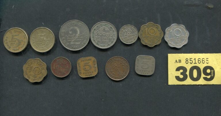 Read more about the article Lot of  12    coins of  Sri Lanka