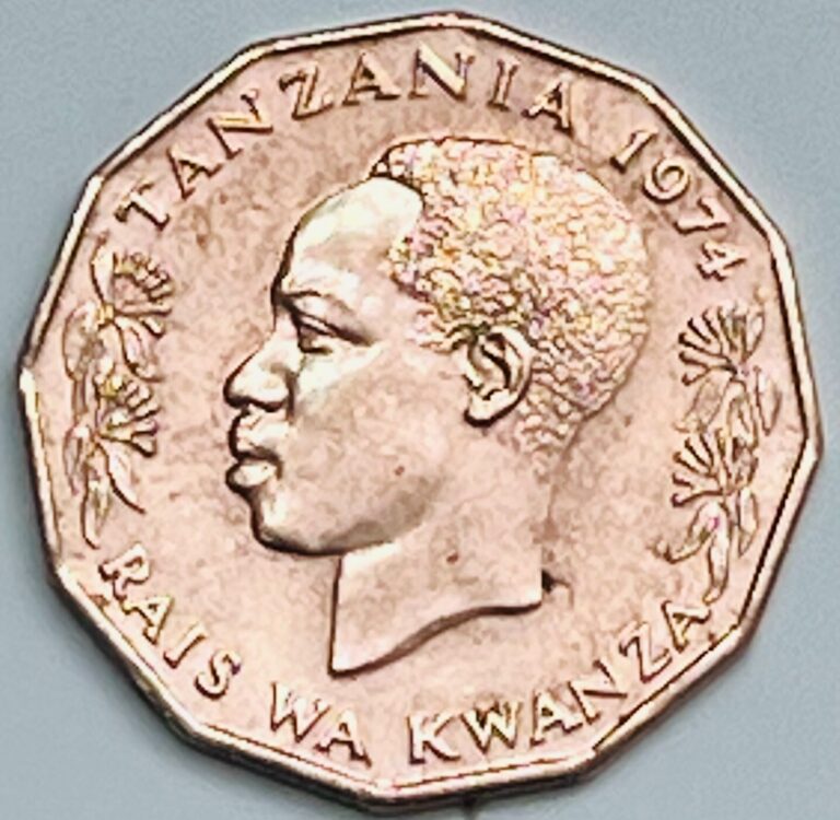 Read more about the article 1974 Tanzania 5 Senti KM# 1 Circulated Condition