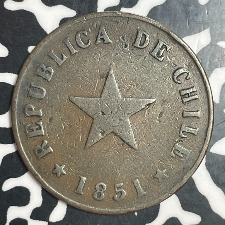 Read more about the article 1851 Chile 1 Centavo Lot#T2036