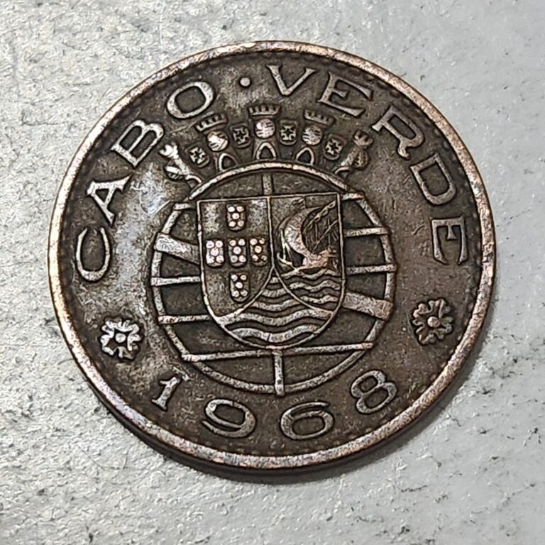 Read more about the article CAPE VERDE 🇨🇻 ONE (1) ESCUDO COIN 1968 (OVERSEAS PROVINCE OF PORTUGAL)