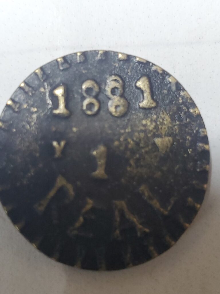 Read more about the article 1881 MEXICO  C0CULA 1 REAL COIN