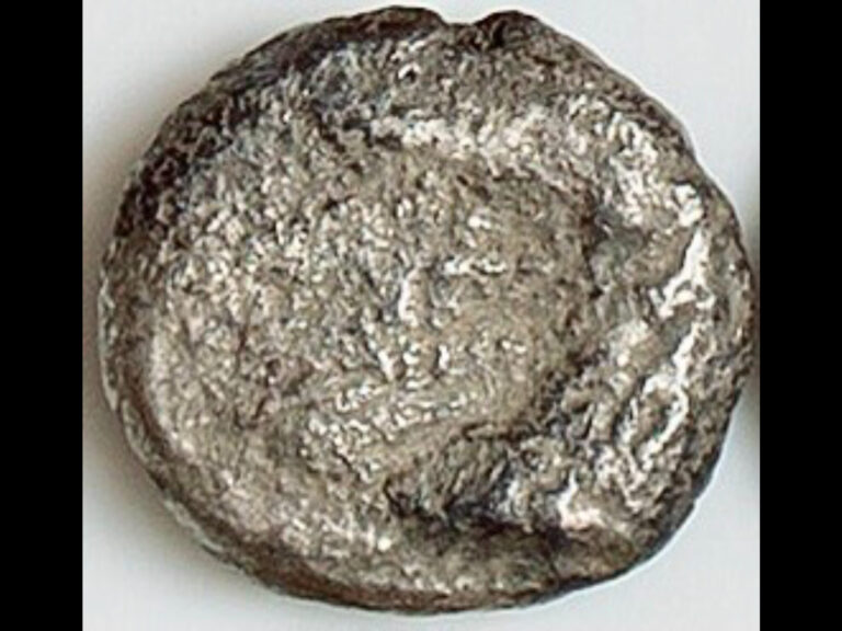Read more about the article Ancient Greek Silver Coin 510-480 BC CARIA Cindya Halicarnassus Ketos Hecte