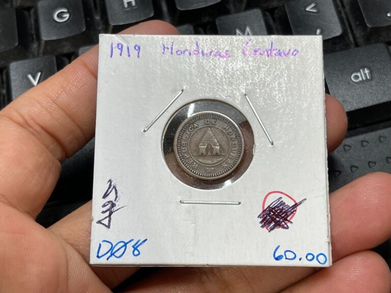 Read more about the article 1919 Honduras One Centavo Coin Great Condition Low Mintage High Value
