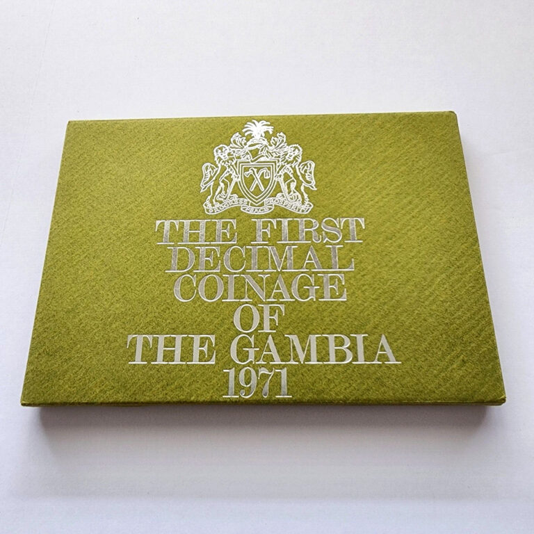 Read more about the article 1971 Republic of The Gambia  |  First Coinage  |  6 Coin Proof Set