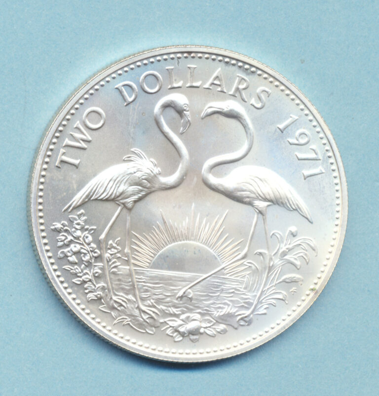 Read more about the article Bahamas Sterling Silver 1971 $2 Proof   FREE SHIP