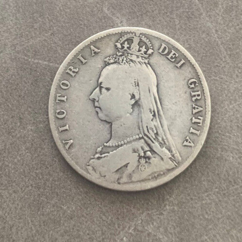Read more about the article 1889 Queen Victoria  Silver Half Crown Coin