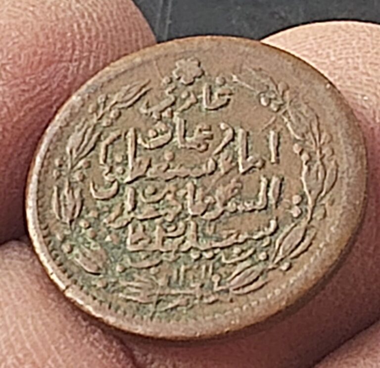 Read more about the article 1311 AH MUSCAT and OMAN 1/12 ANNA EXTREMELY RARE COIN L@@K!