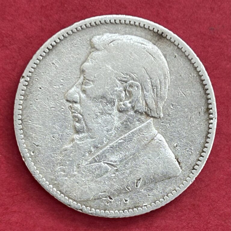 Read more about the article 1896 South African Republic 1 Shilling Silver Coin