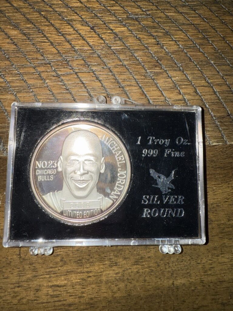 Read more about the article Michael Jordan 1 Troy Oz. Silver Round Coin Most Valuable Player 1991