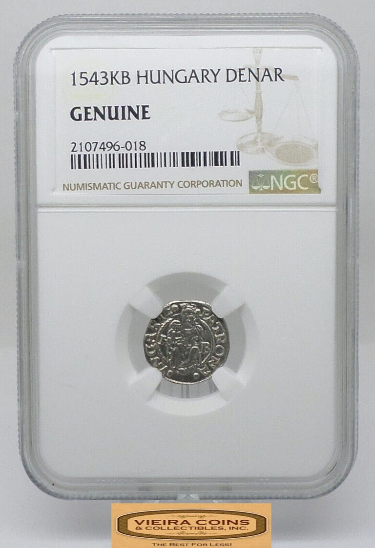 Read more about the article 1543 KB Hungary Silver Denar  NGC Genuine – #B46100