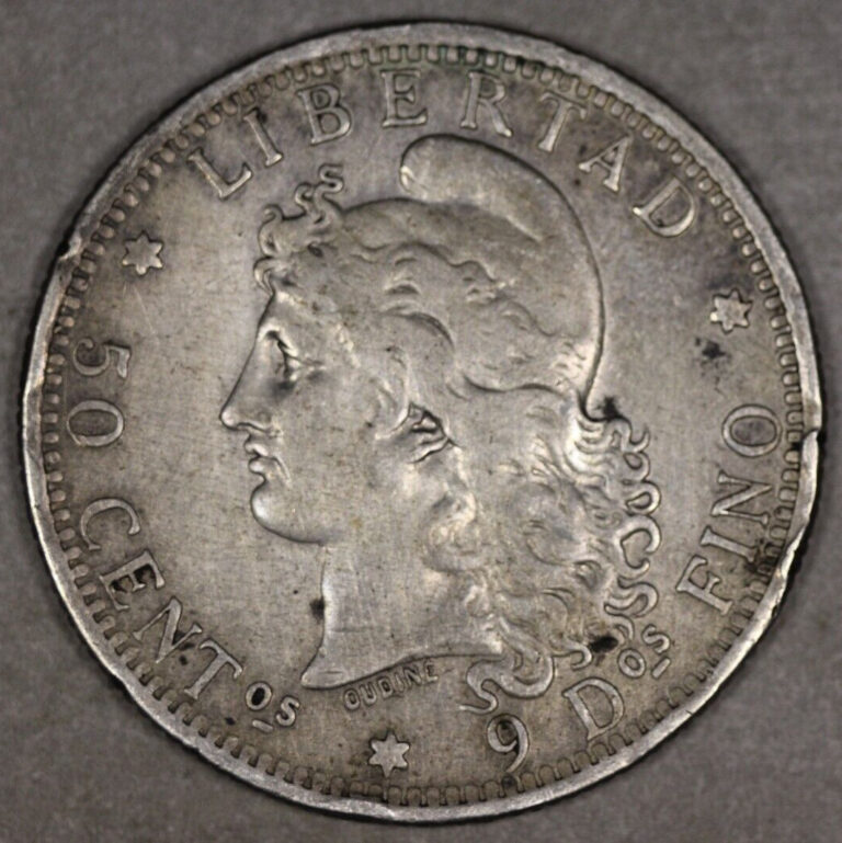 Read more about the article 1883 Argentina Silver 50 Centavos