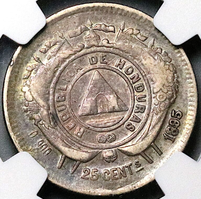 Read more about the article 1895 NGC XF 45 Honduras 25 Centavos Standing Liberty 12k Coin POP 2/1 (24071401C