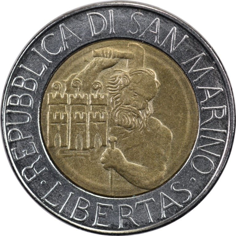 Read more about the article San Marino – 500 Lire – 1994 R – Donna Felicissima