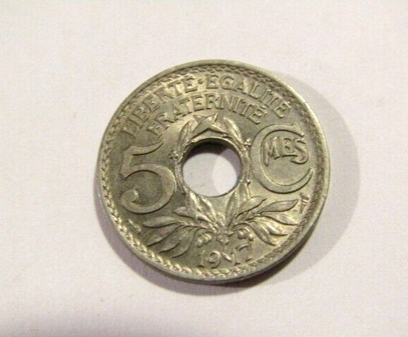 Read more about the article France 1917 5 Centimes Au Coin