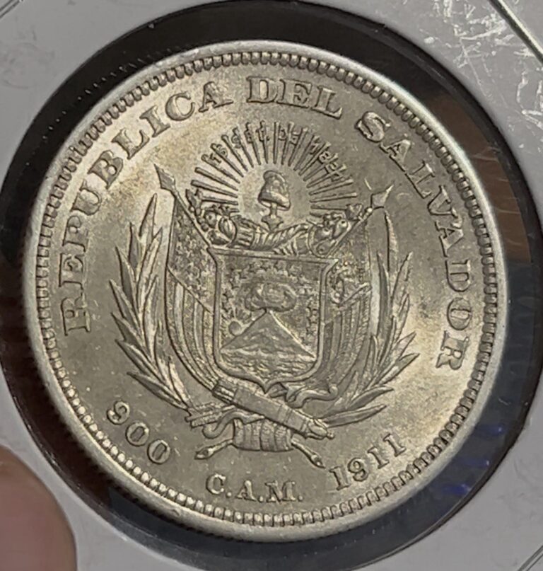 Read more about the article El Salvador 1 Peso 1911 BU Luster Beautiful