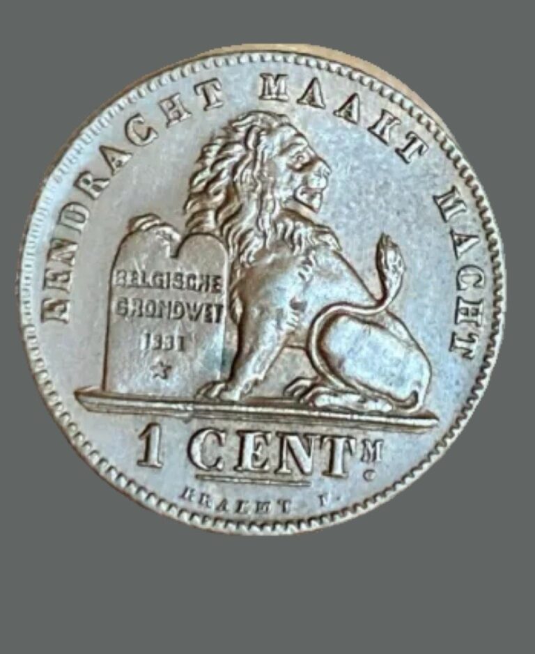 Read more about the article 1887 Belgium Leopold II Cent