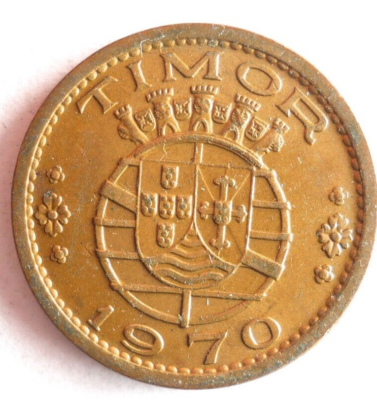 Read more about the article 1970 TIMOR 50 CENTAVOS – Great Collectible Coin – FREE SHIP – Bin #717